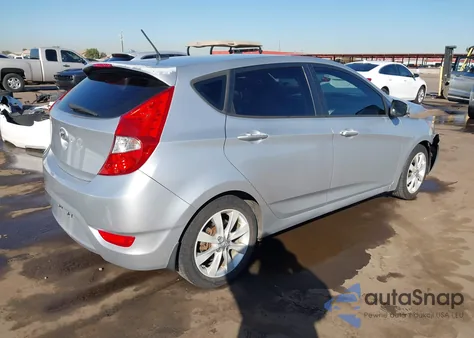 2013 Hyundai Accent Se from USA, damaged, VIN KMHCU5AE8DU088296